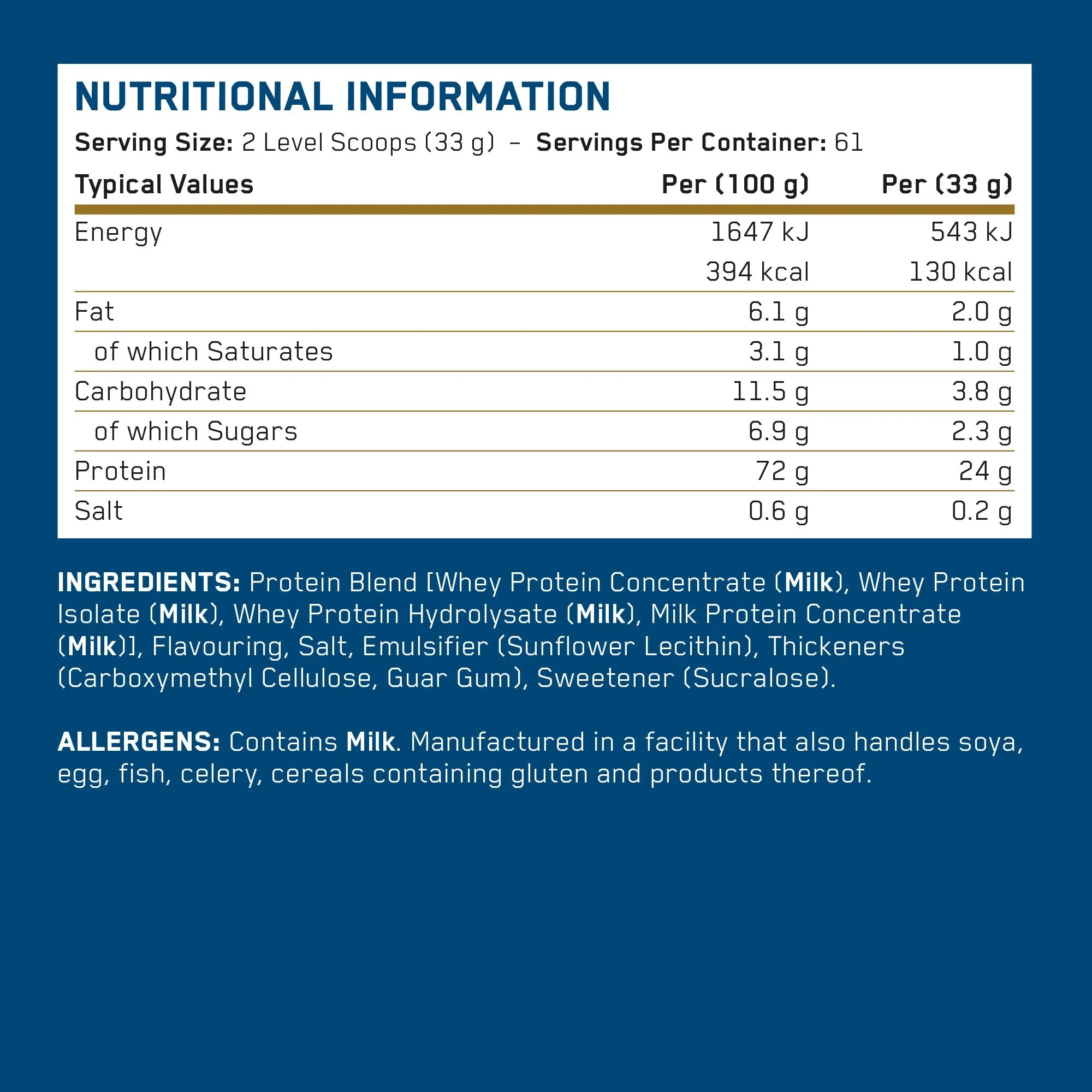 Applied Nutrition Critical Whey Protein 2kg - Image 5