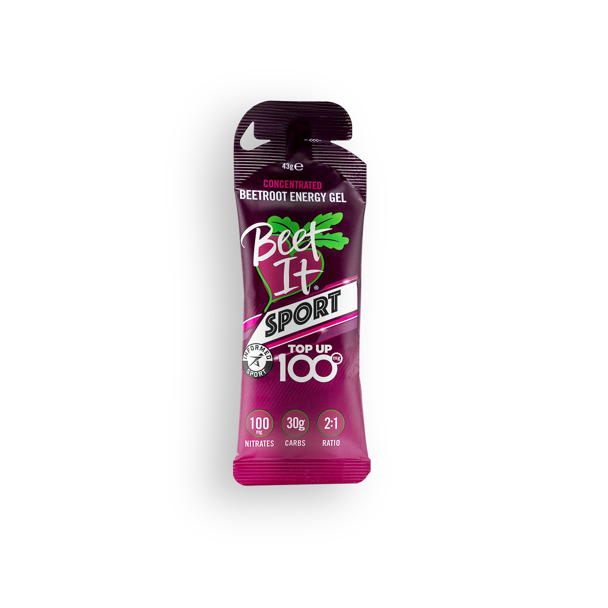 Beet It Sport (Box of 12) - Energy Gel 43g - Image 2