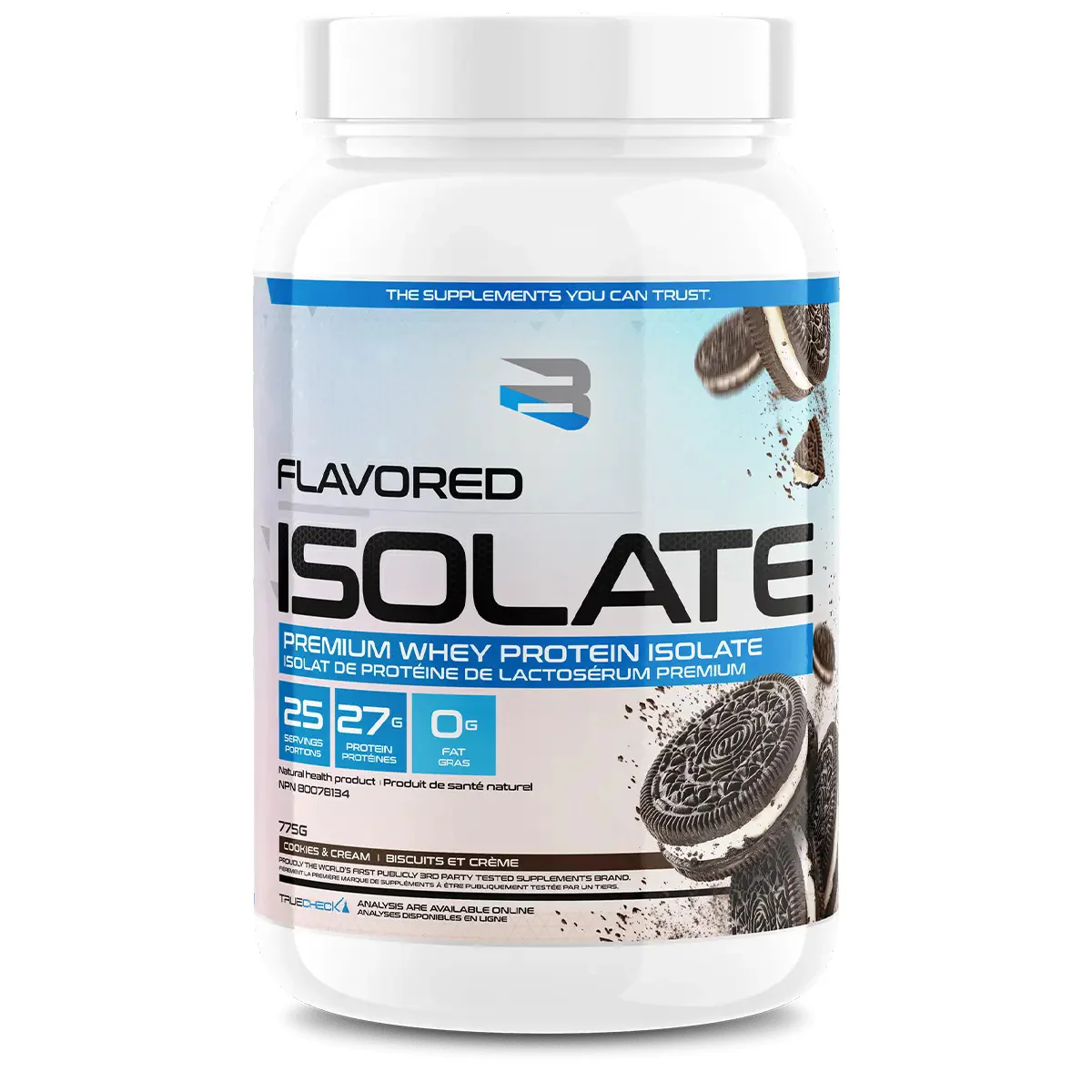 Believe Flavored Whey Protein Isolate 775g - Image 2