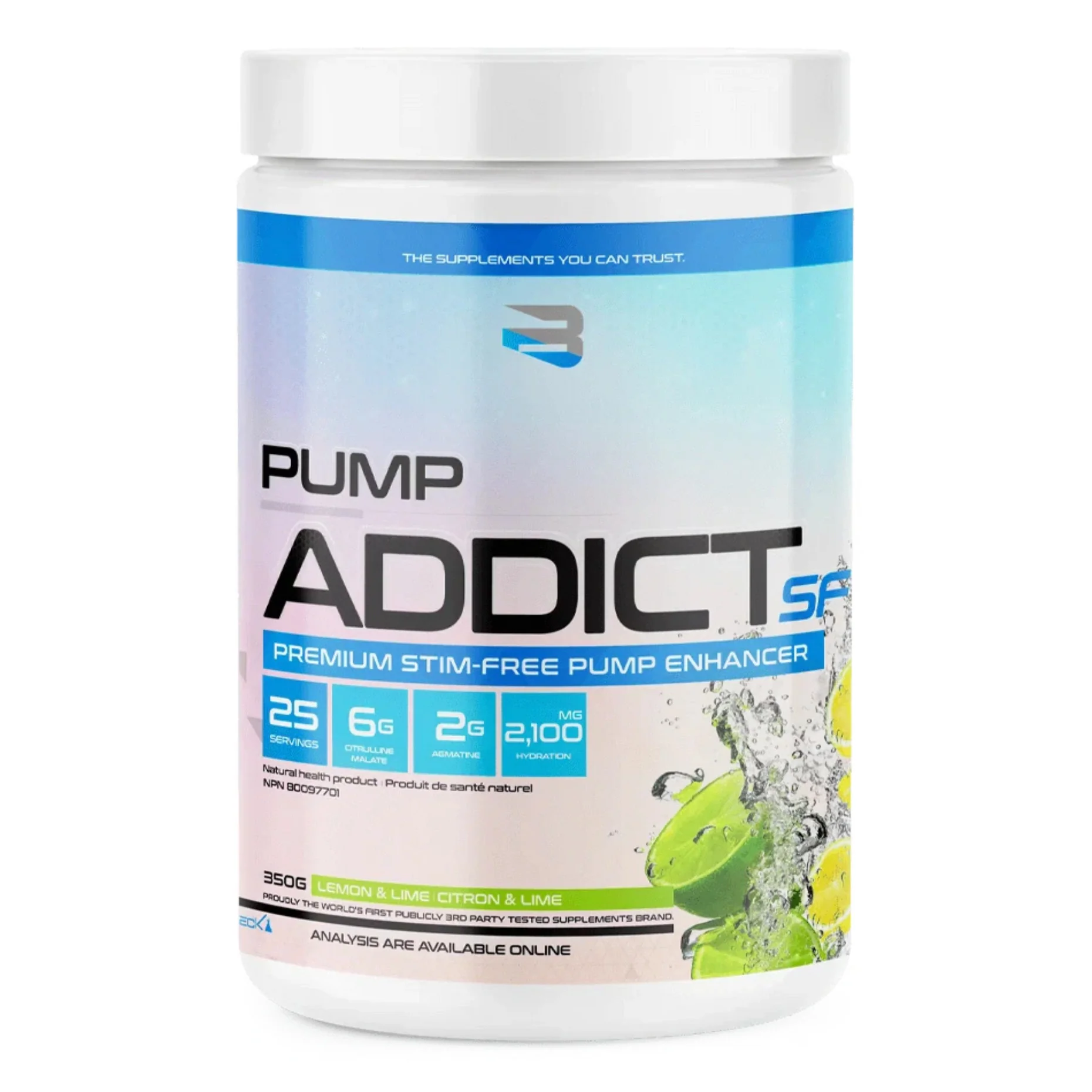 Believe Pump Addict Stim-Free Pre-Workout 25 servings - Image 5