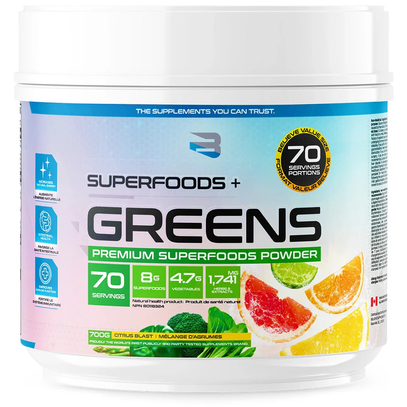 Believe Supplements Superfoods + Greens 70 Servings - Image 3