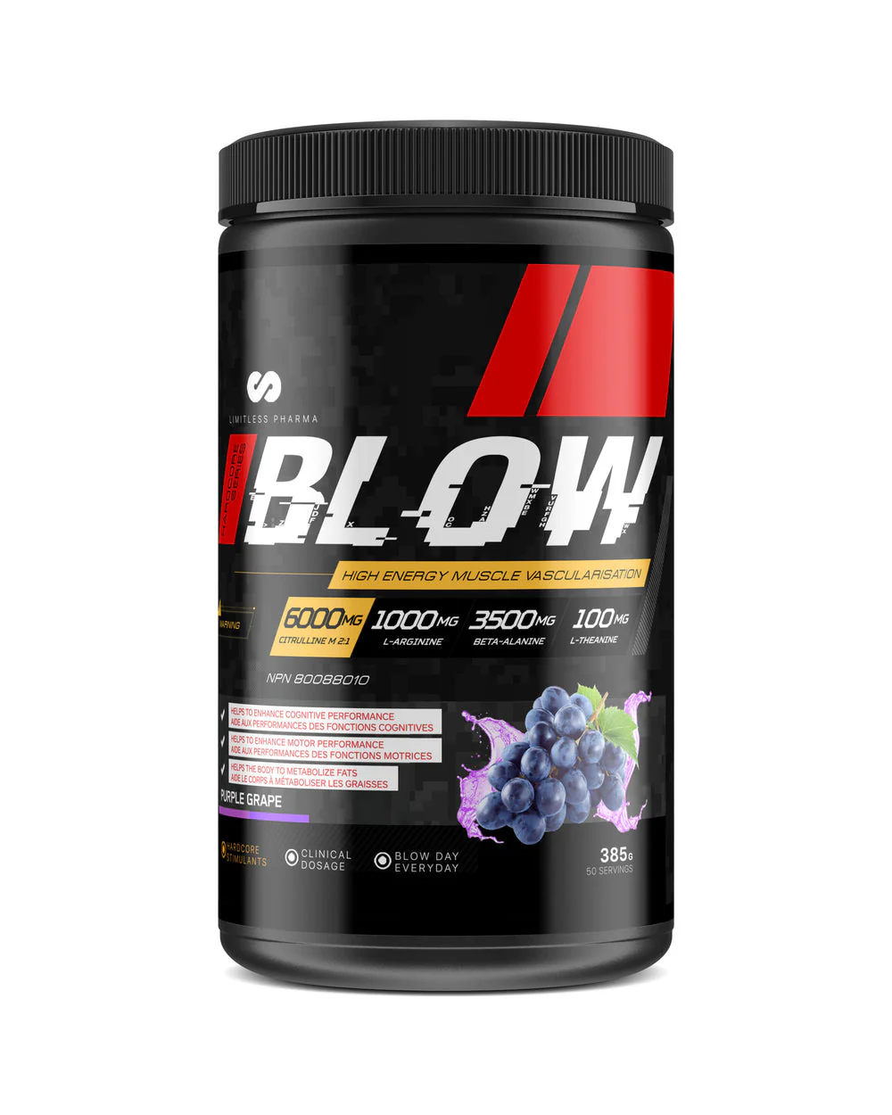 Limitless Pharma BLOW Pre-Workout 50 Servings - Image 10
