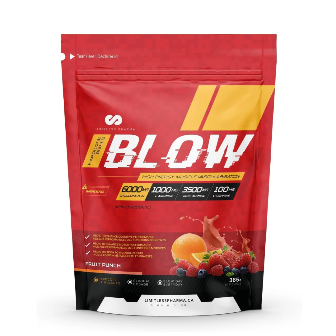 Limitless Pharma BLOW Pre-Workout 50 Servings - Image 3
