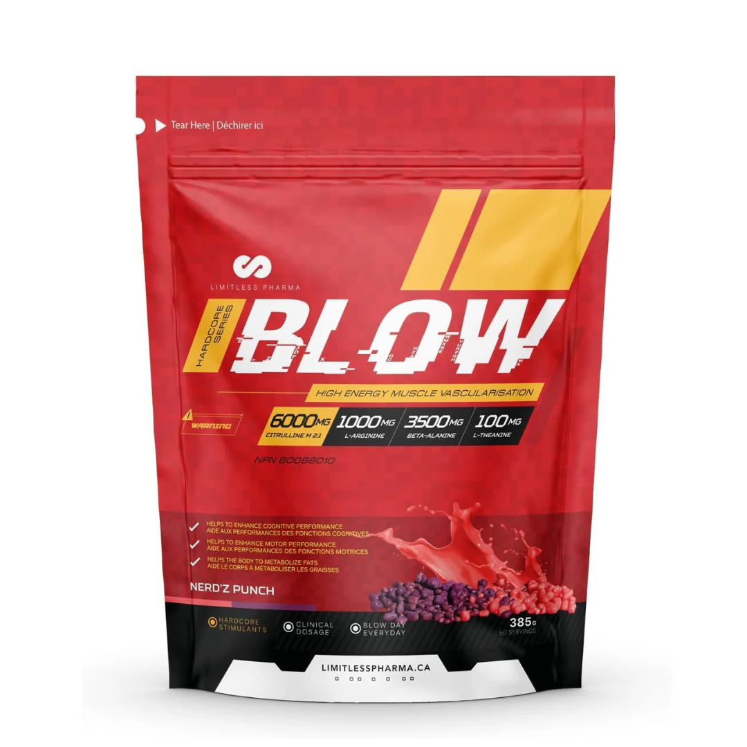 Limitless Pharma BLOW Pre-Workout 50 Servings - Image 5