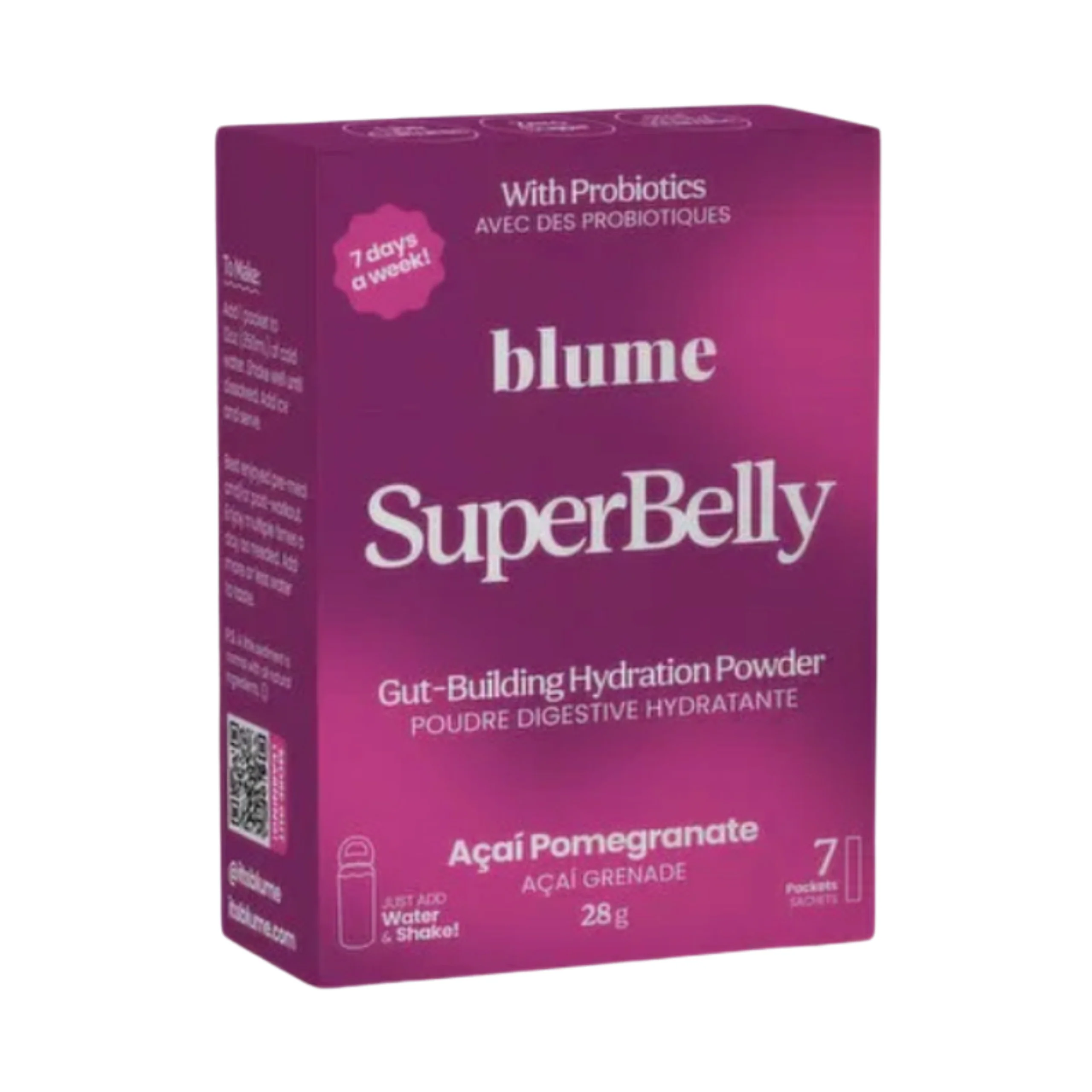 Blume SuperBelly Gut-Building Hydration Powder - Box of 7 Sachets (28g) - Image 3
