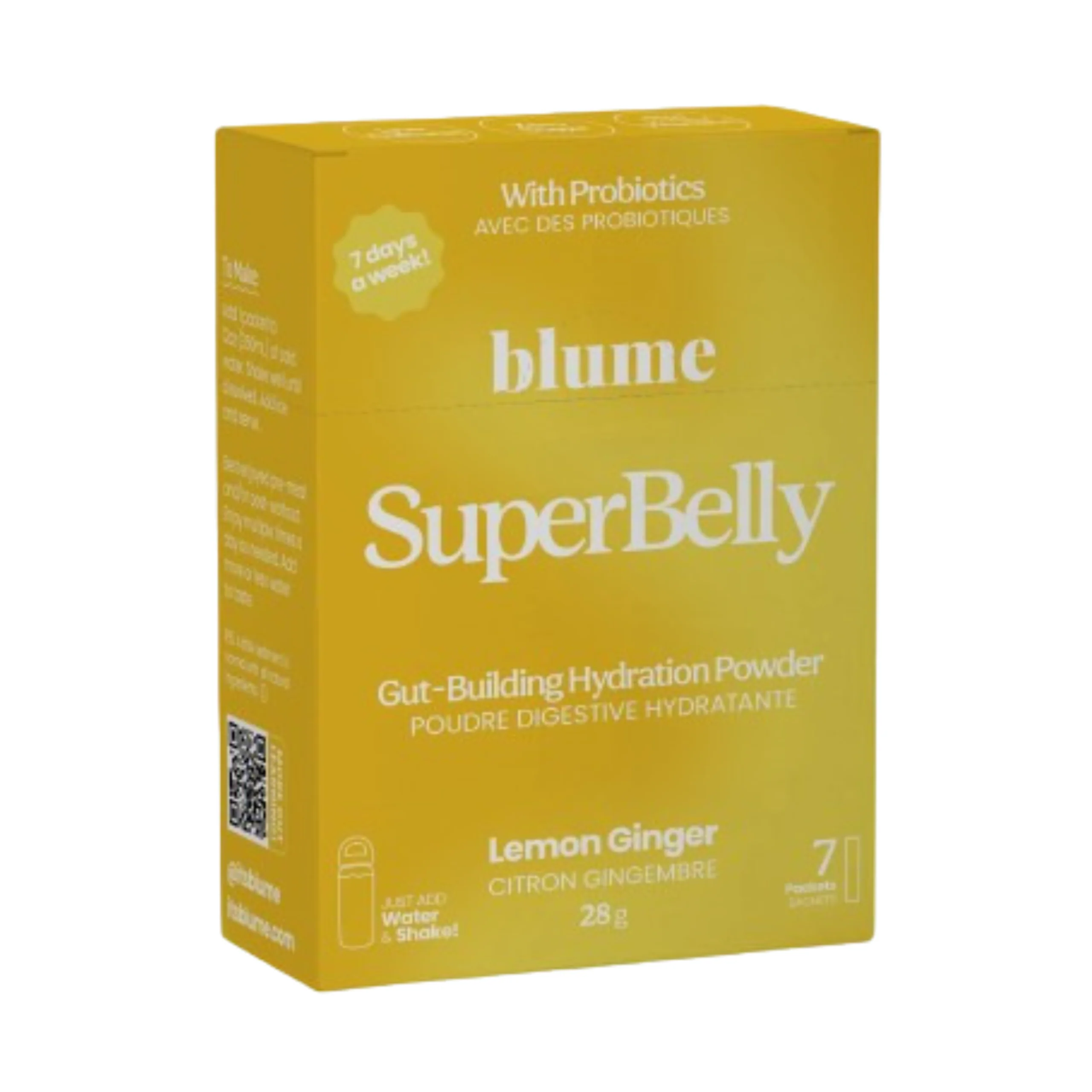 Blume SuperBelly Gut-Building Hydration Powder - Box of 7 Sachets (28g) - Image 4