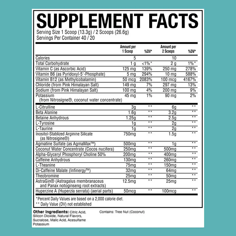 CBUM RAW Thavage Pre-Workout 40 Servings - Image 15