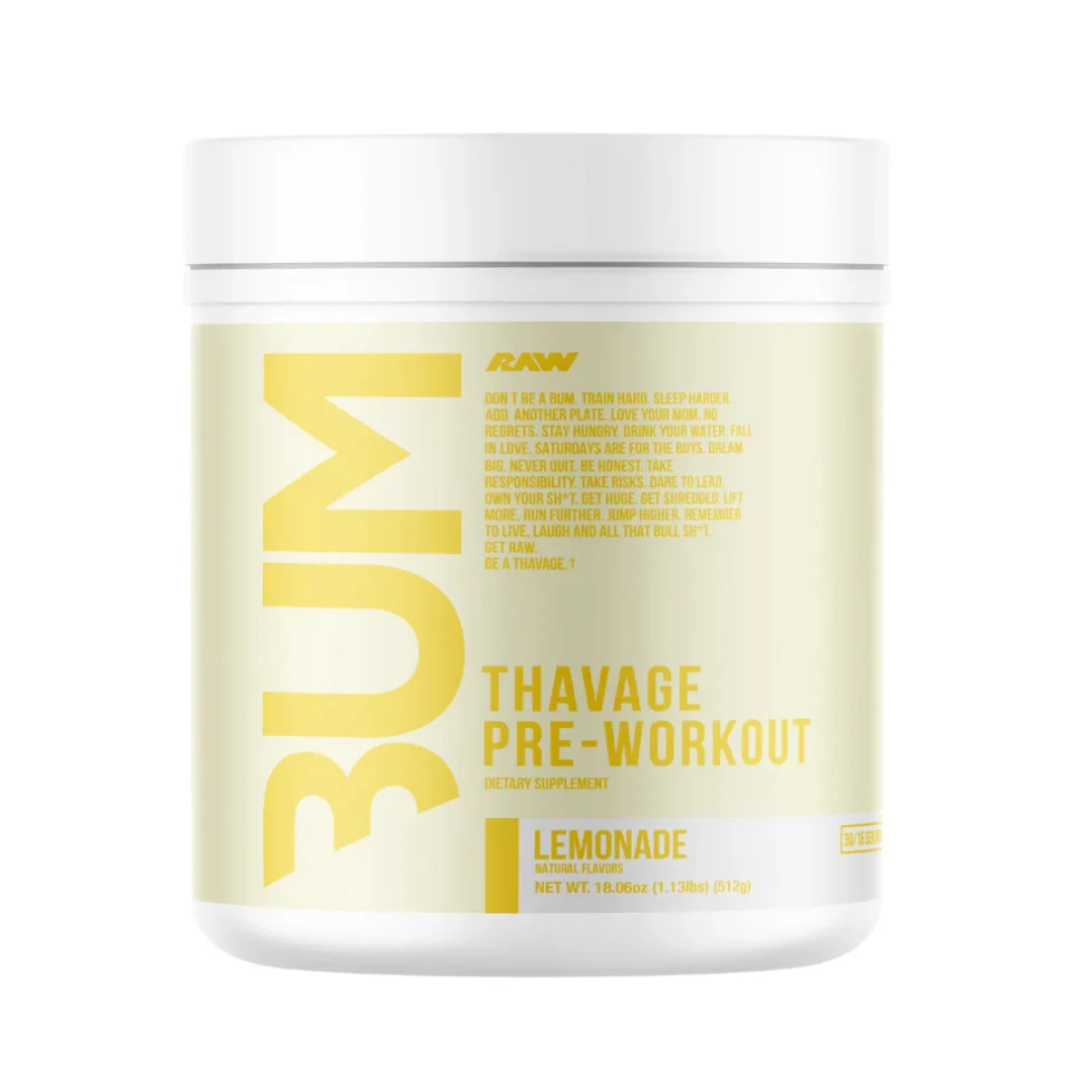 CBUM RAW Thavage Pre-Workout 40 Servings - Image 4