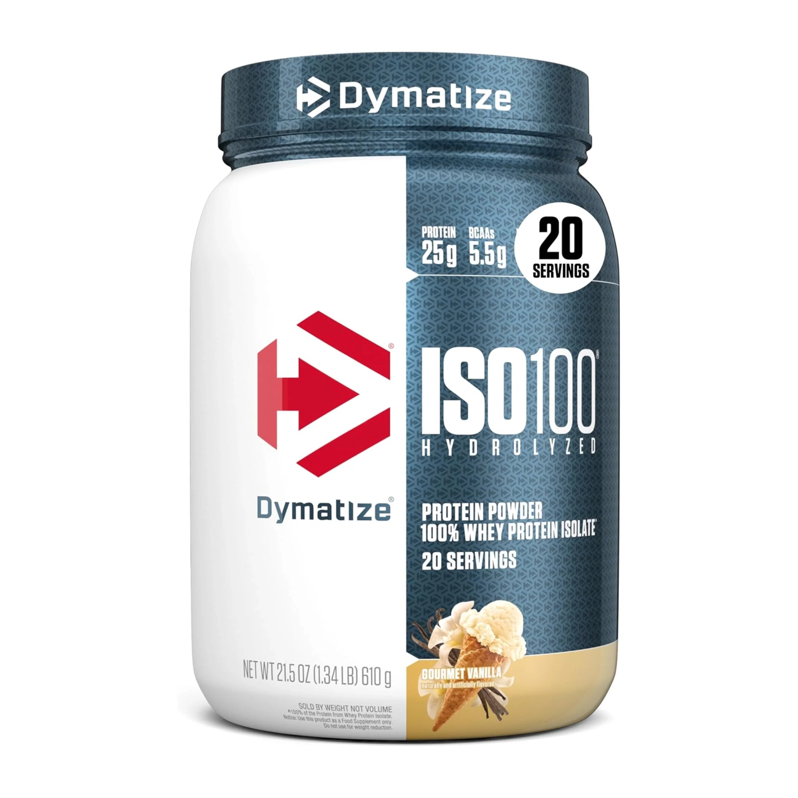 Dymatize Iso 100 Hydrolyzed Whey Protein 1.3lbs 20 Servings - Image 3