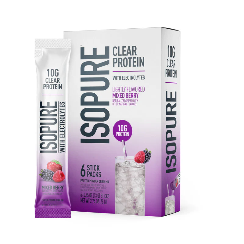 Isopure Clear Protein Stick Packs (Pack of 6) - Image 5