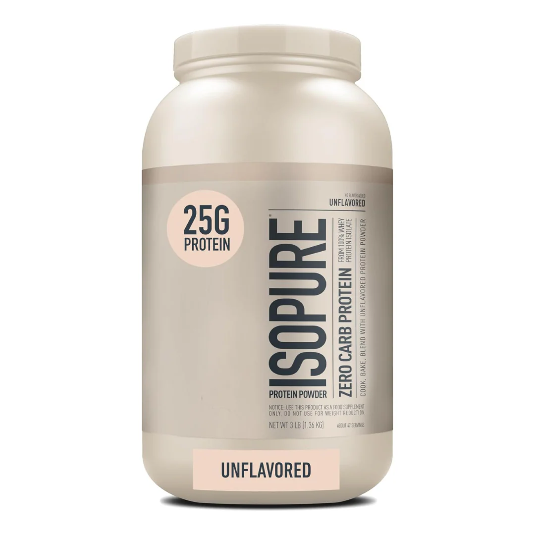 IsoPure Zero Carb Whey Isolate Protein 3lbs - Image 3