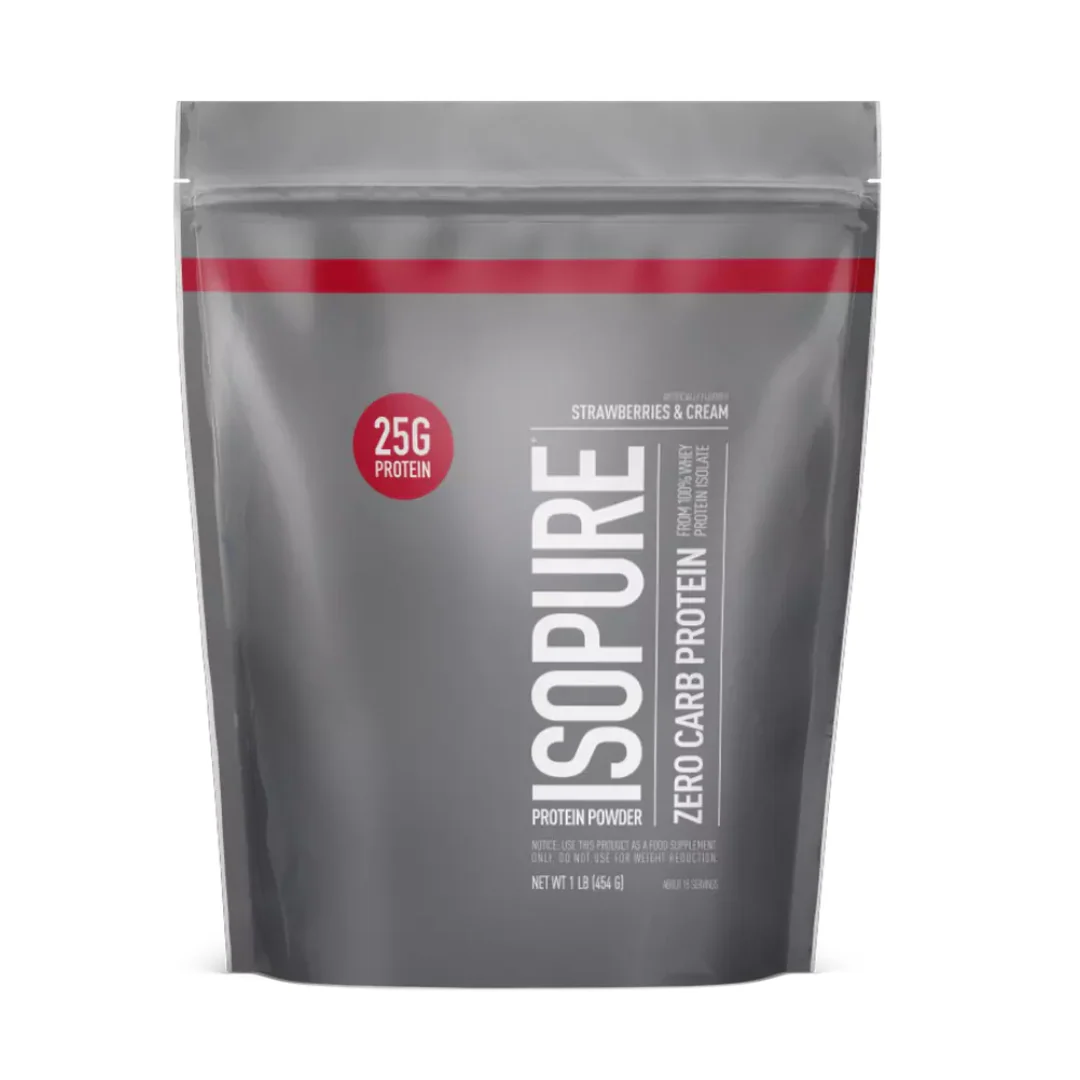 IsoPure Zero Carb Whey Protein Isolate 1LB Bag - Image 3