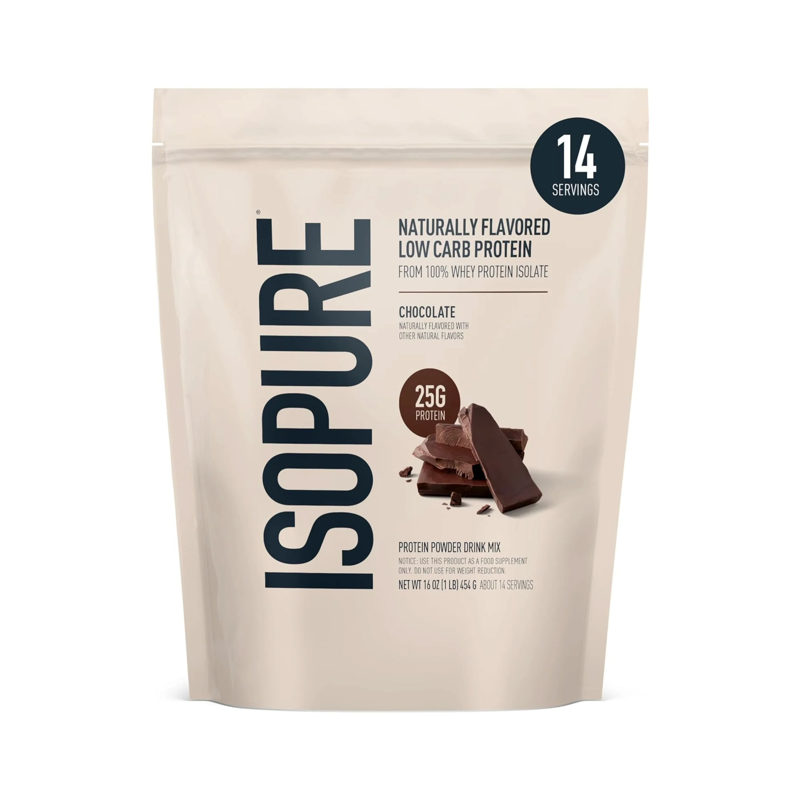 IsoPure Zero Carb Whey Protein Isolate 1LB Bag - Image 6