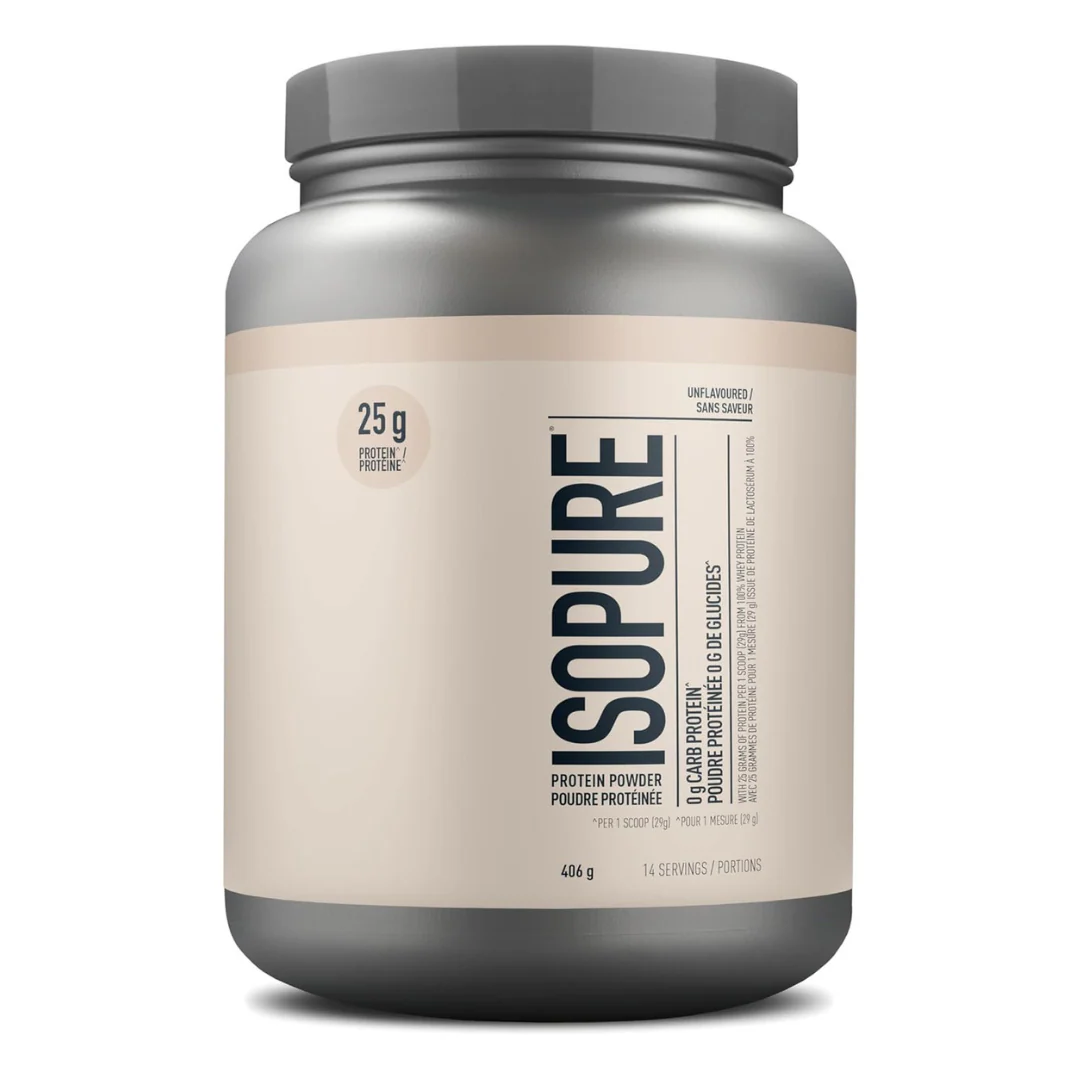 IsoPure Zero Carb Whey Protein Isolate 406g Tub - Image 3