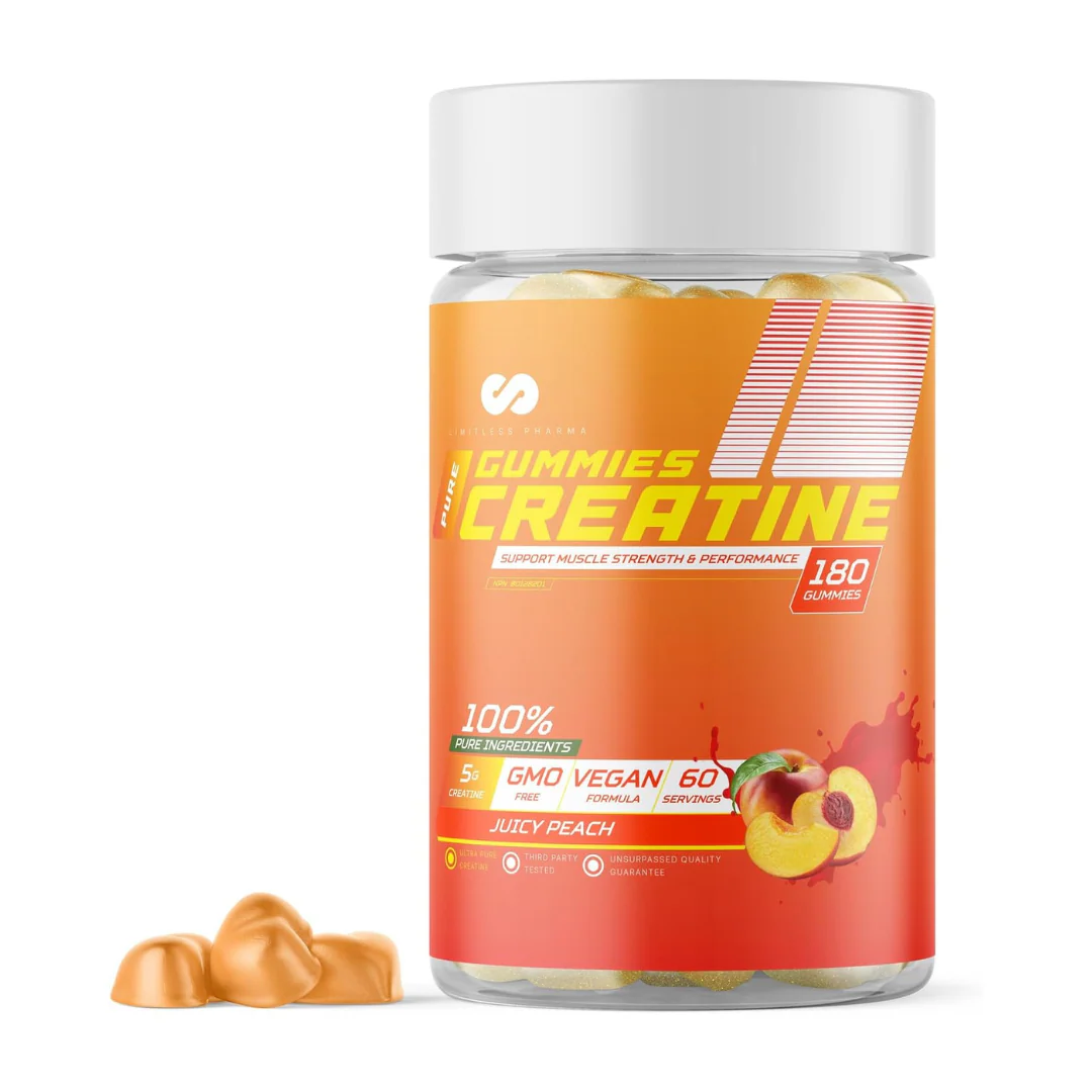 Limitless Pharma Pure Creatine Gummies 60 Servings - Image 3