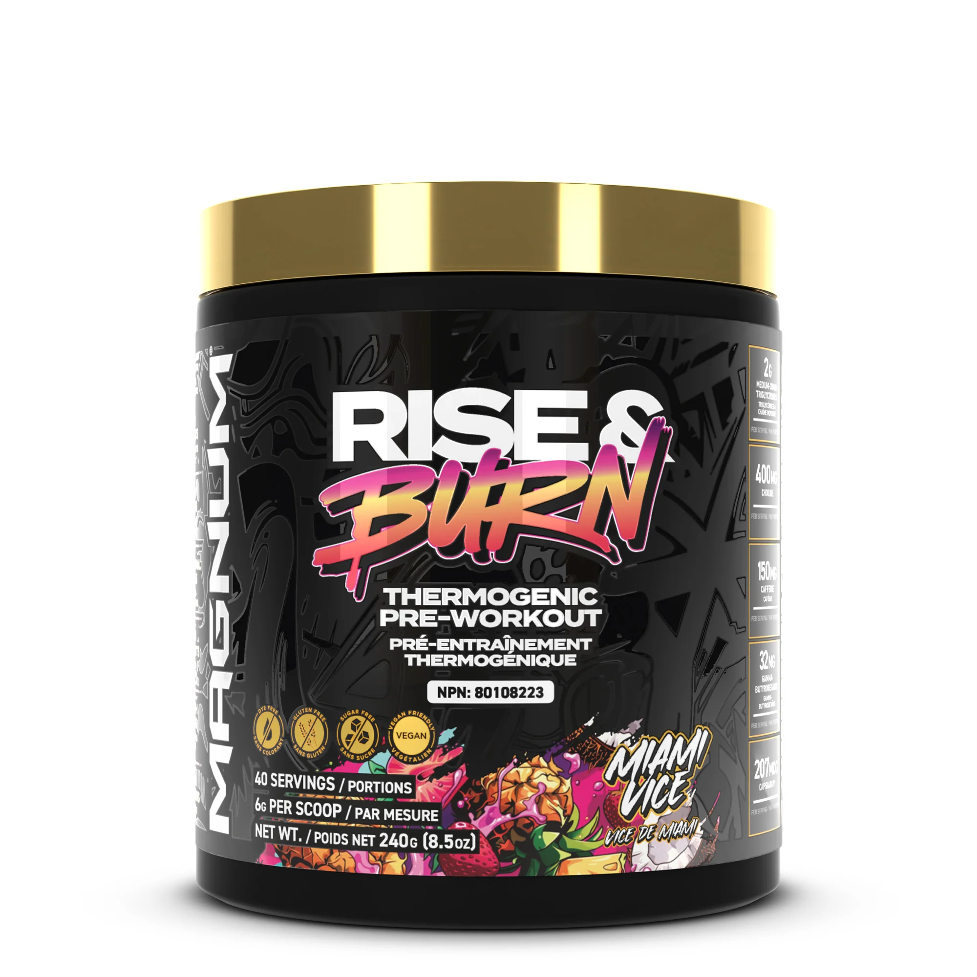 Magnum Rise & Burn Thermogenic 40 Servings - Image 3