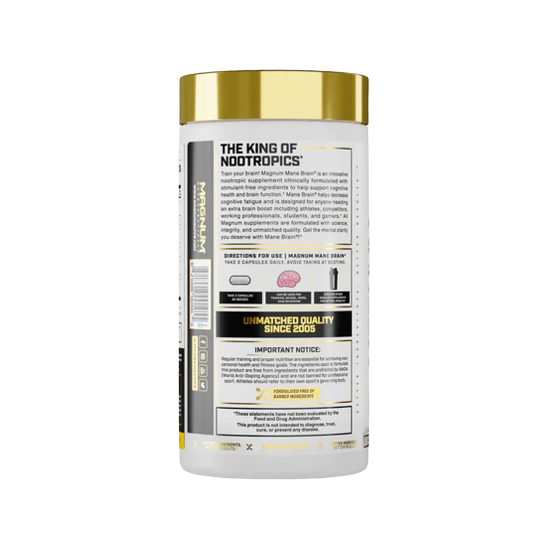 Magnum Mane Brain 60 Capsules - Image 3