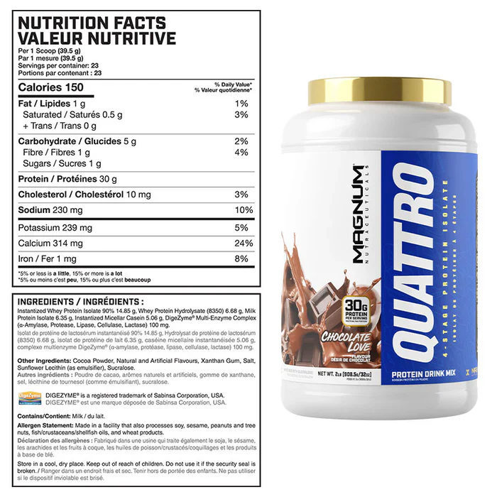 Magnum Quattro Isolate Protein 2lbs - Image 6