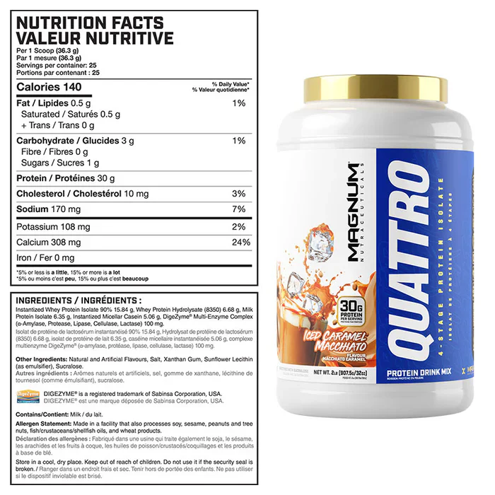 Magnum Quattro Isolate Protein 4lbs - Image 4