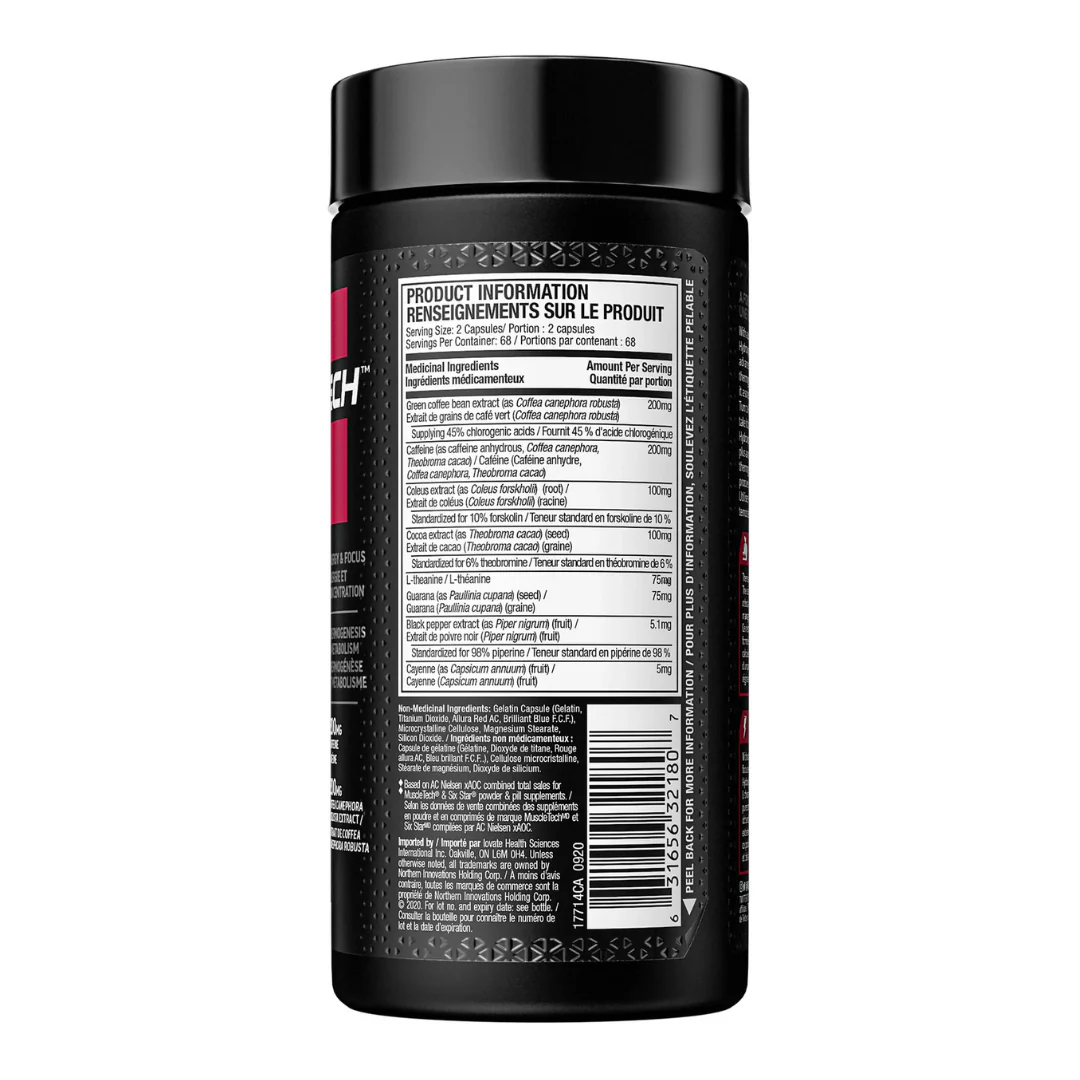 Muscletech HydroxyCut Hardcore Elite 136 Count, 68 Servings - Image 2