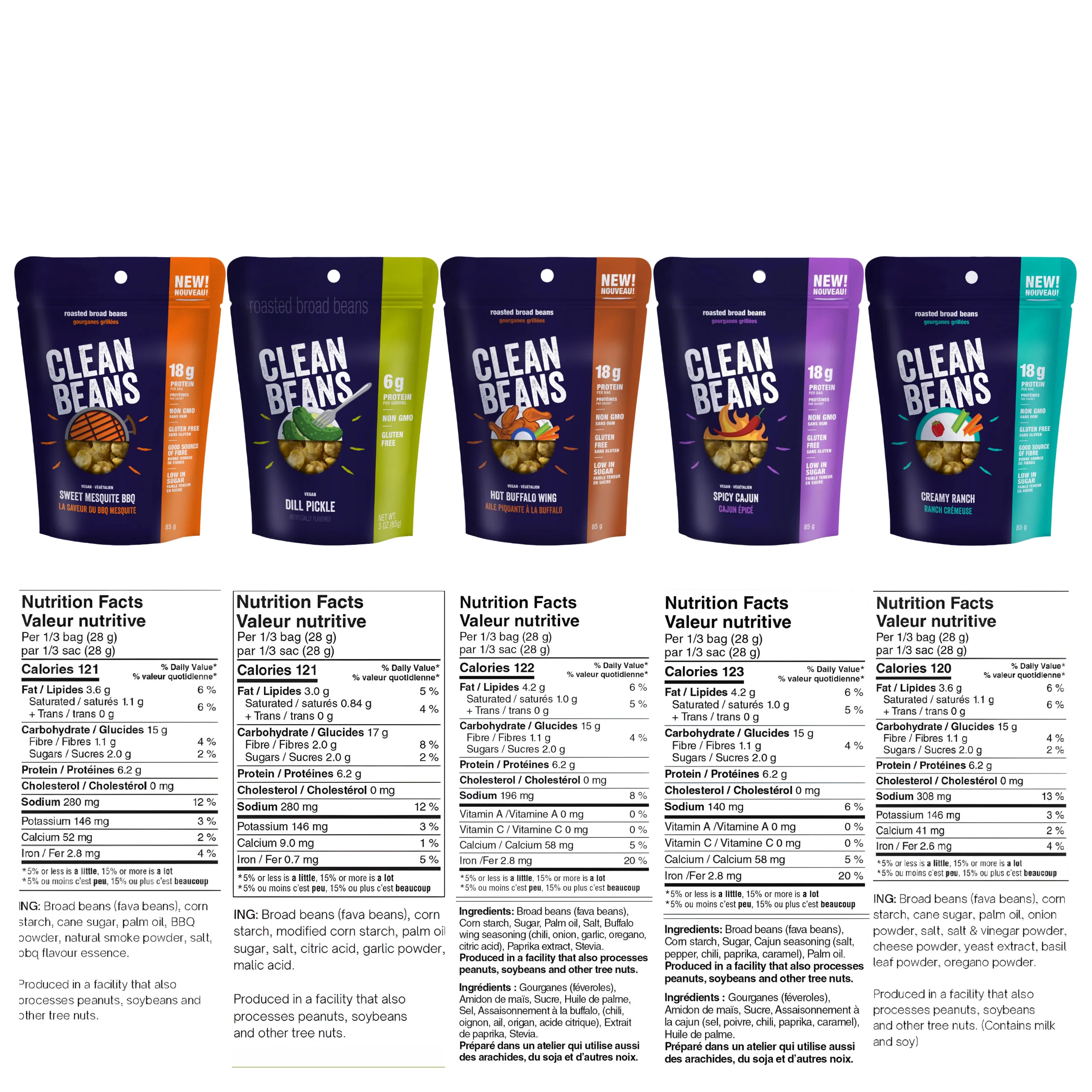 Nutraphase Clean Beans Variety Pack (10 x 85g Bags) - Image 2