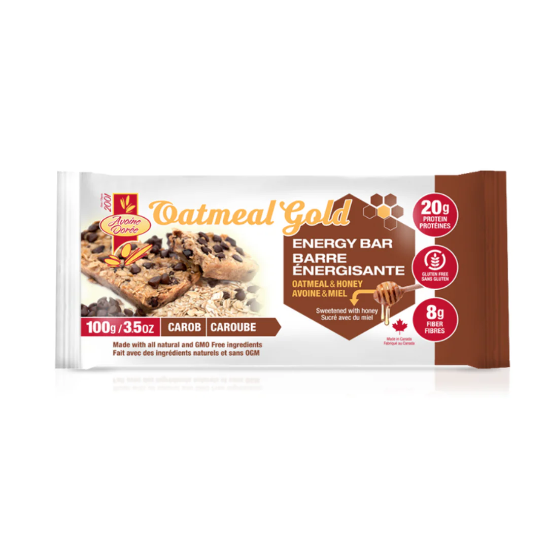 Oatmeal Gold Avoine Dorée Oatmeal & Honey Energy 100g Bar - Image 4