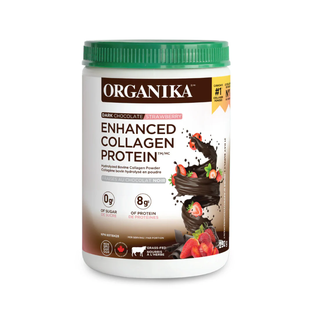 Organika Dark Chocolate Enhanced Collagen 252g - Image 3