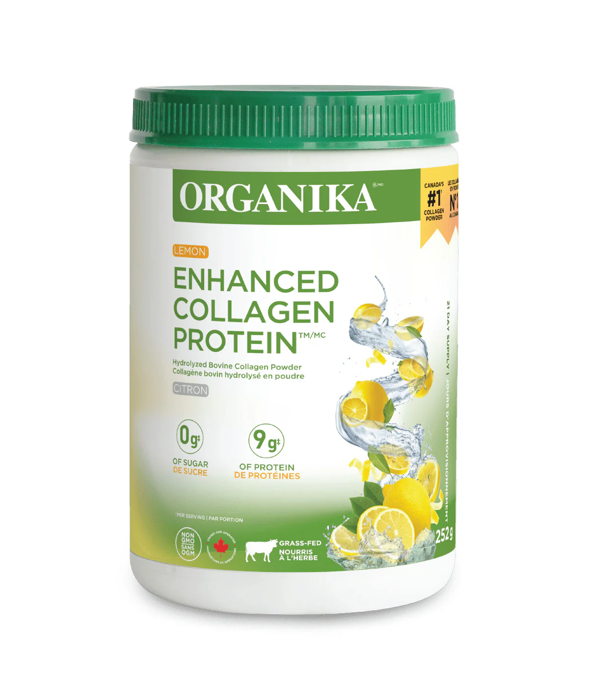 Organika Enhanced Bovine Collagen Protein 252g - Image 2