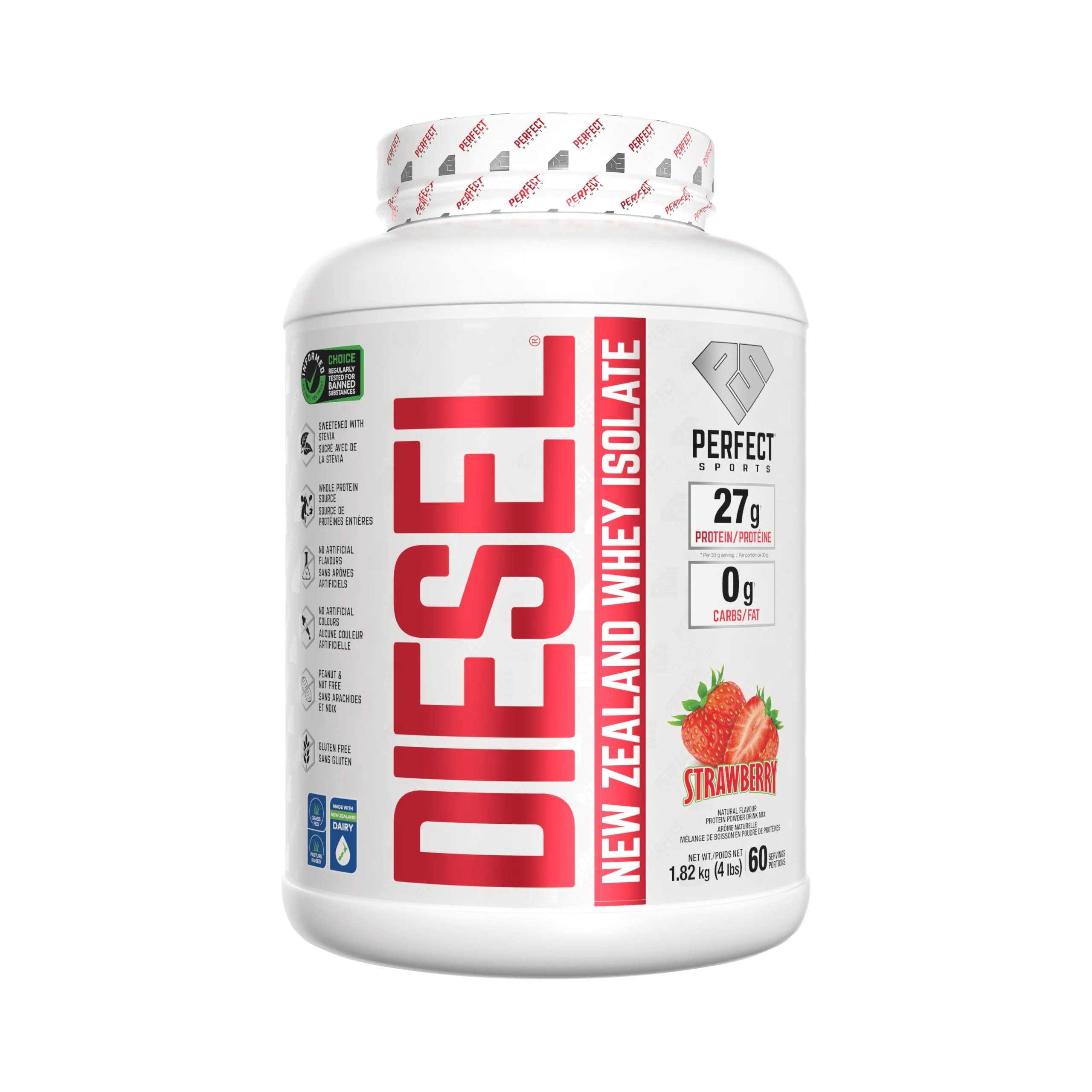 Perfect Sports Diesel New Zealand Whey Isolate 4LB - Image 3