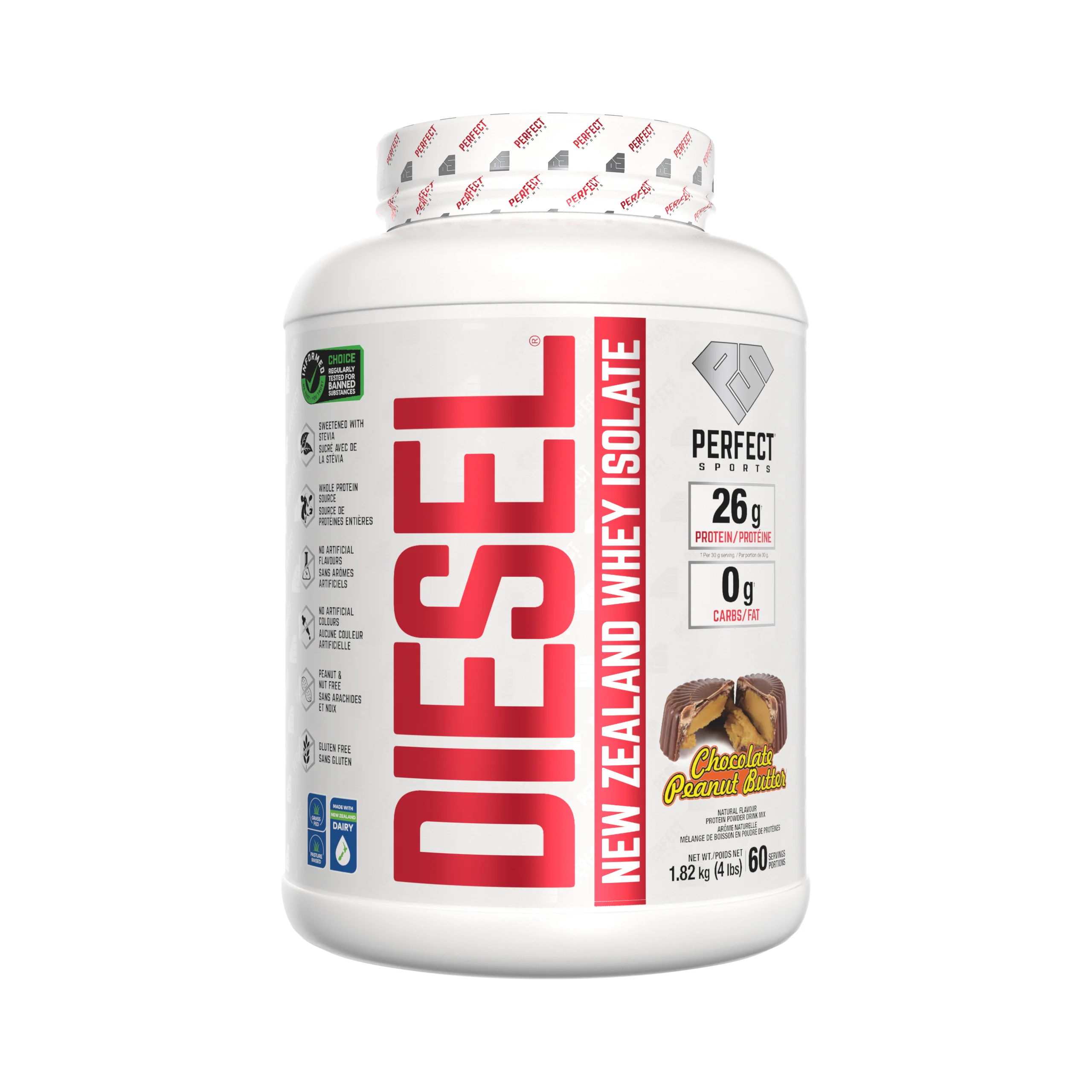 Perfect Sports Diesel New Zealand Whey Isolate 4LB - Image 4