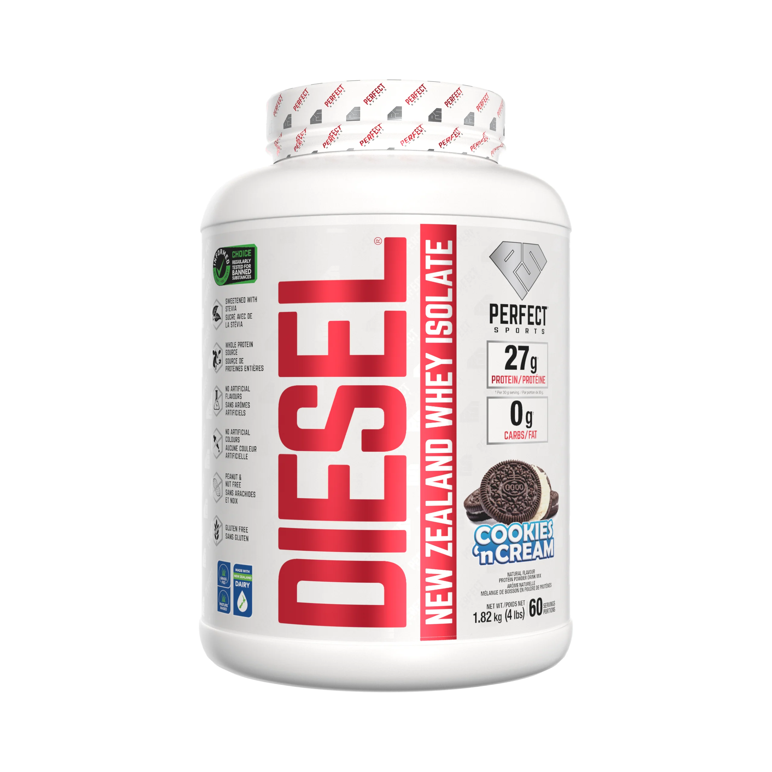 Perfect Sports Diesel New Zealand Whey Isolate 4LB - Image 5