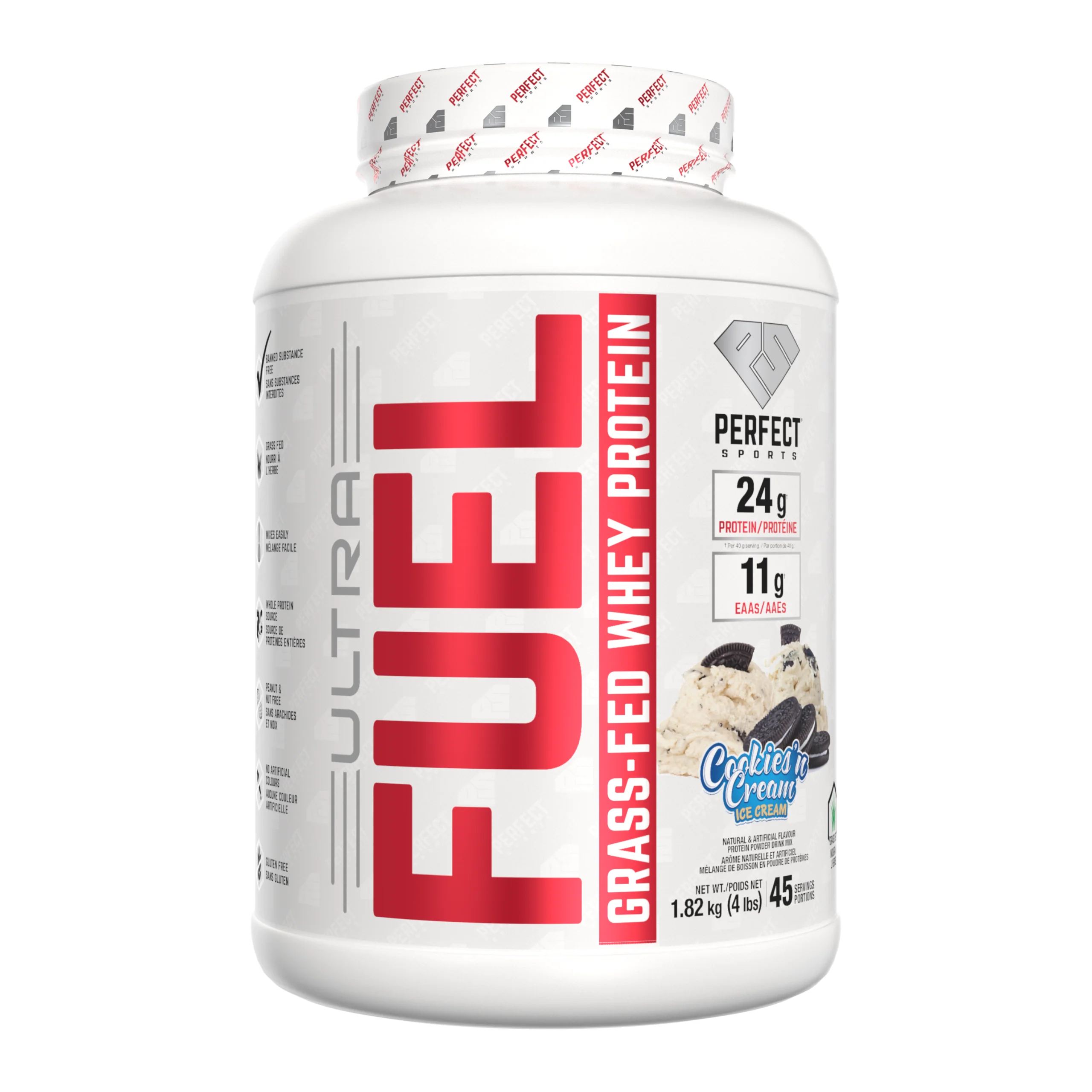Perfect Sports Ultra Fuel  Grass-Fed Whey Protein 4lb - Image 3
