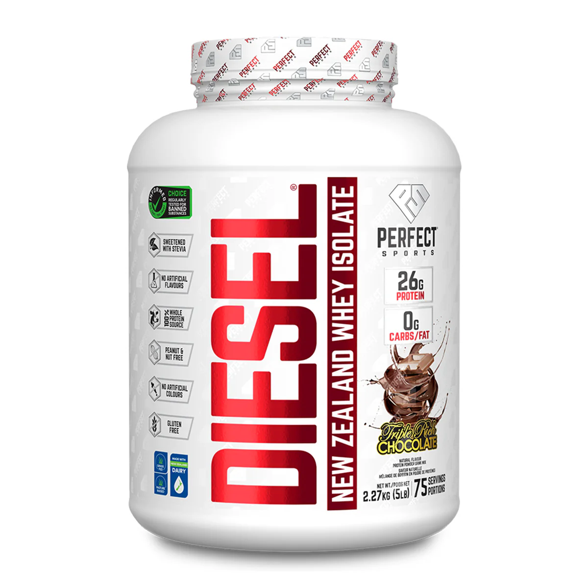 Perfect Sports Diesel New Zealand Whey Isolate 5LB - Image 10
