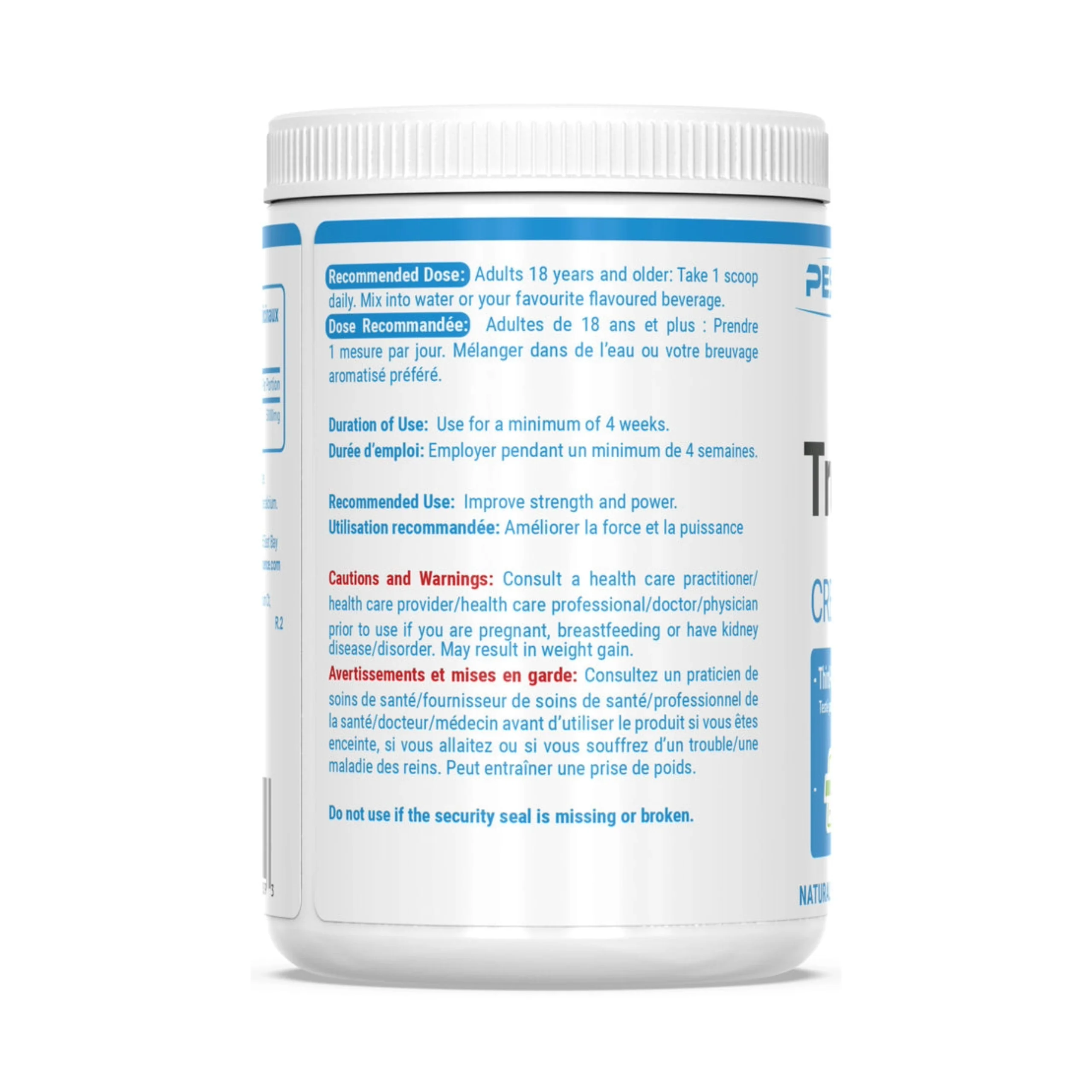 PEScience TruCreatine+ 90 Servings 468g  Creatine Monohydrate - Image 3