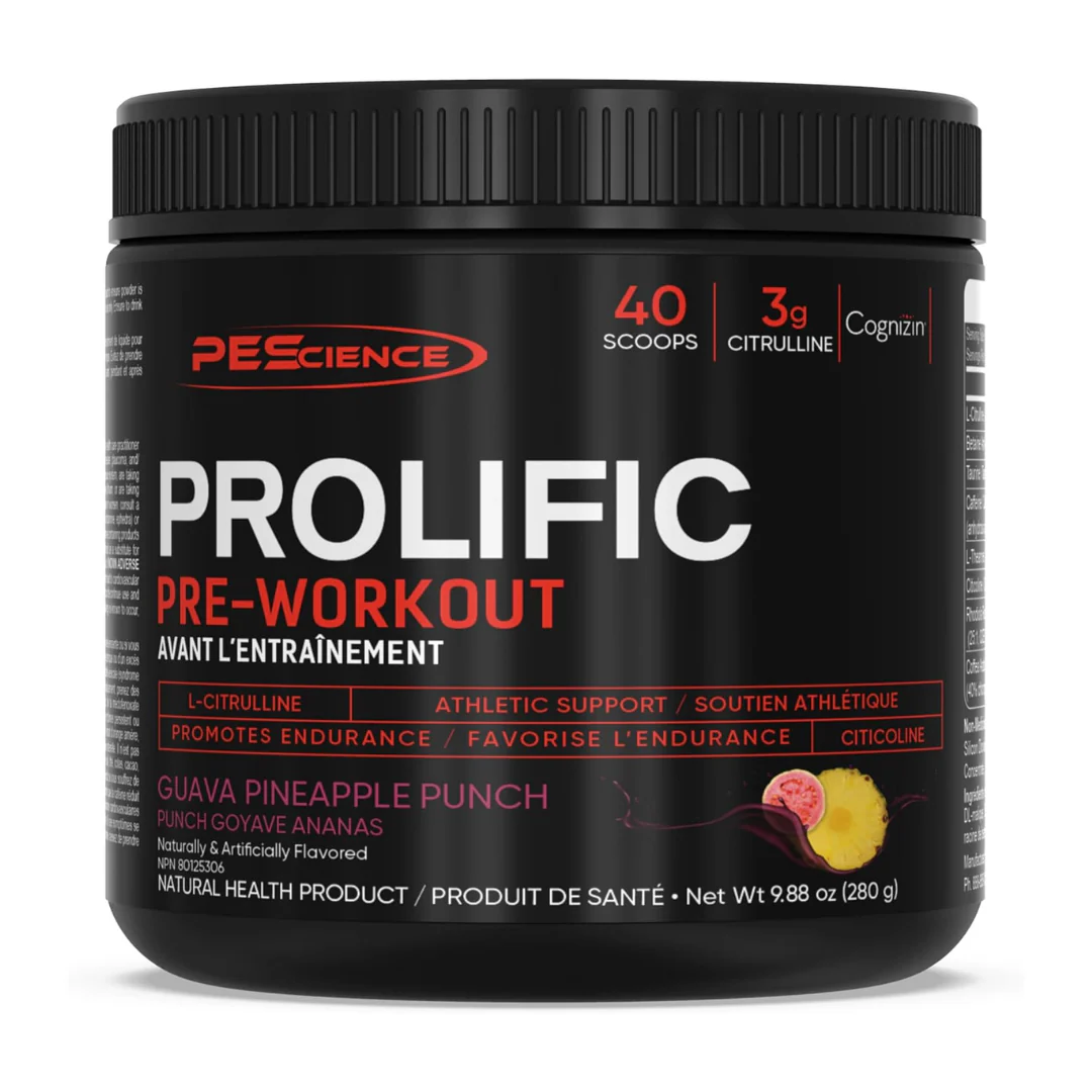 PEScience Prolific Ultimate Pre Workout 40 servings - Image 3