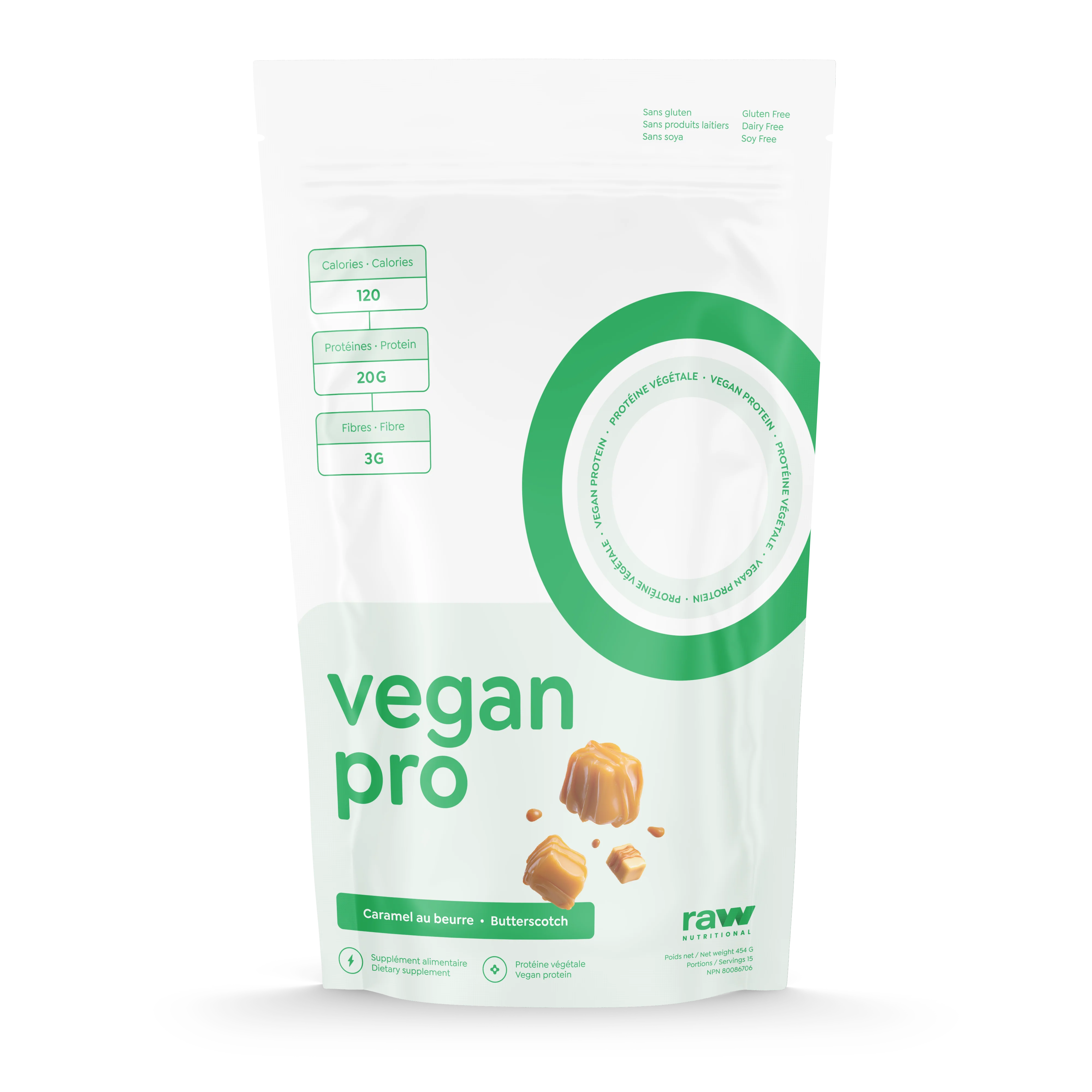 Raw Nutritional Vegan Pro 1LB - Image 4