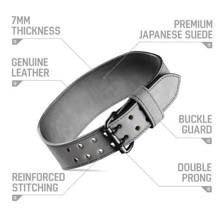 Rise 7mm Old School Leather Belt - Image 4