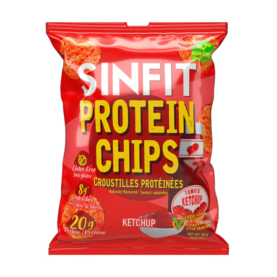 Sinfit Protein Chips 50g Bag - Image 3