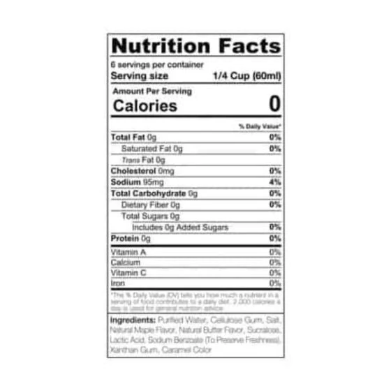 SINFIT Sugar Free Syrup 355ml - Image 5