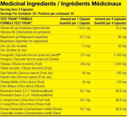 PharmaFreak Test Freak 120 Caps - Image 2