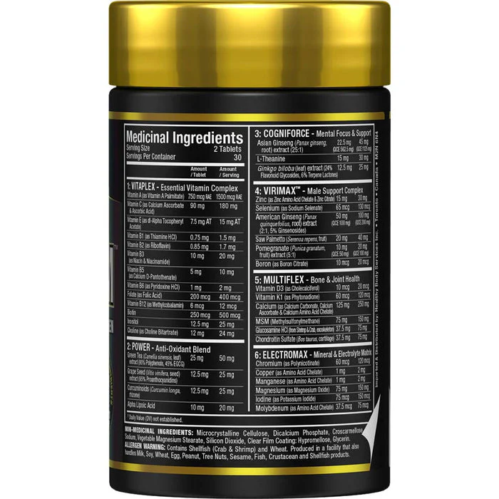 Allmax VitaForm Multivitamin 60 Capsules - Image 2