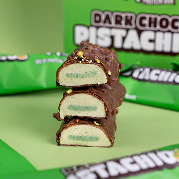 Wispy Protein Bar - Dark Choco Pistachio (Box of 10 Bars) - Image 2